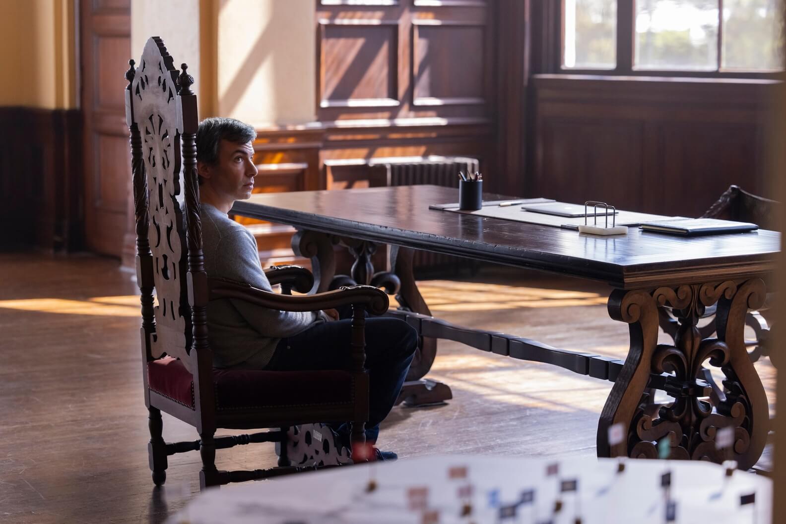 Nathan Fielder in the "hostile" headquarters of Paramount+ Germany.